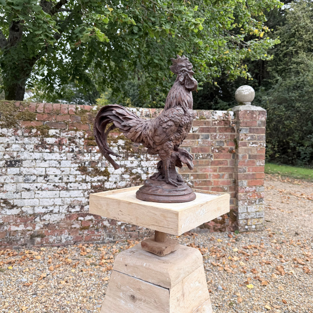 Handmade English Oak Statue Pedestal