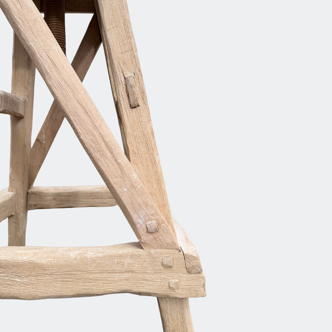 Handmade English Oak Statue Pedestal