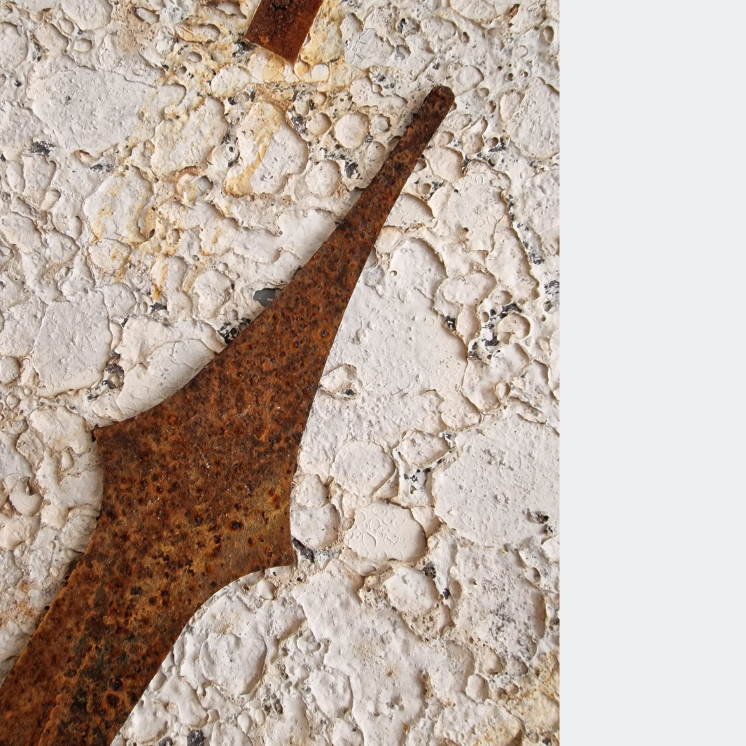 Decorative Large Rustic Metal Wall Clock