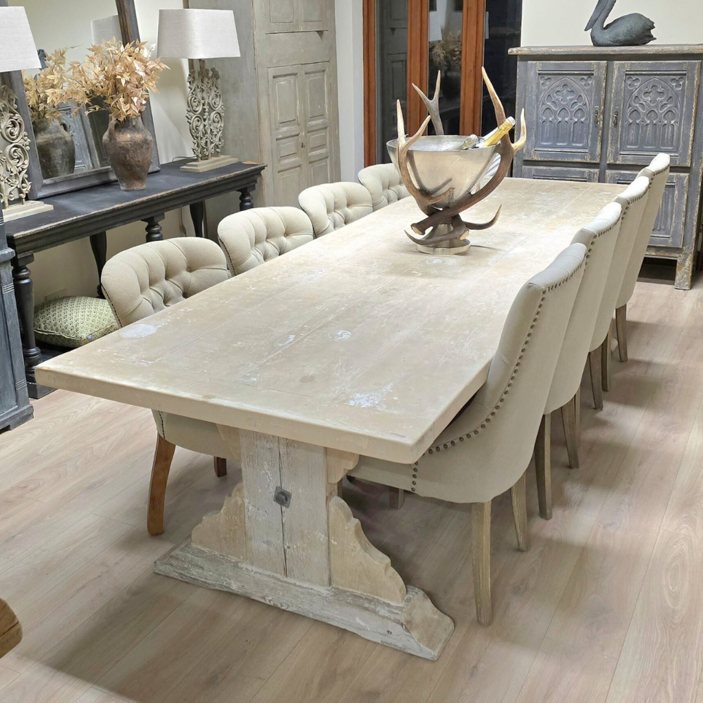 Herringbone Upholstered Dining Chair – UK Handmade