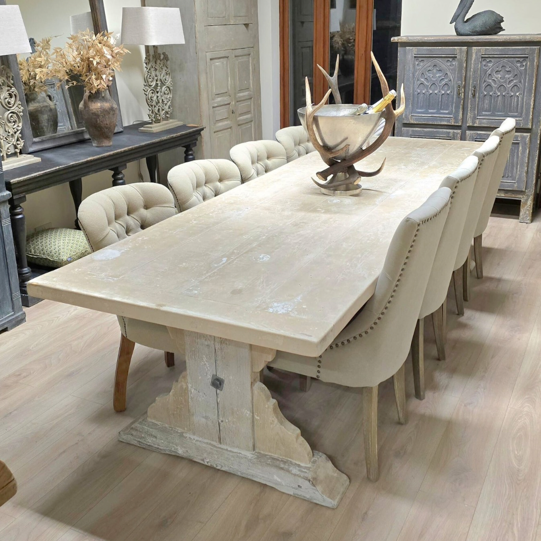 Herringbone Upholstered Dining Chair – UK Handmade