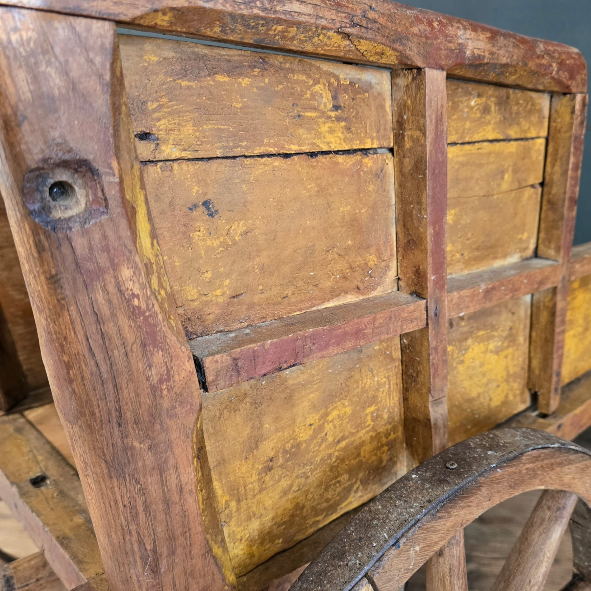 Antique Pine Hand Cart