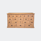 Antique Pine Multi-Drawer Chest