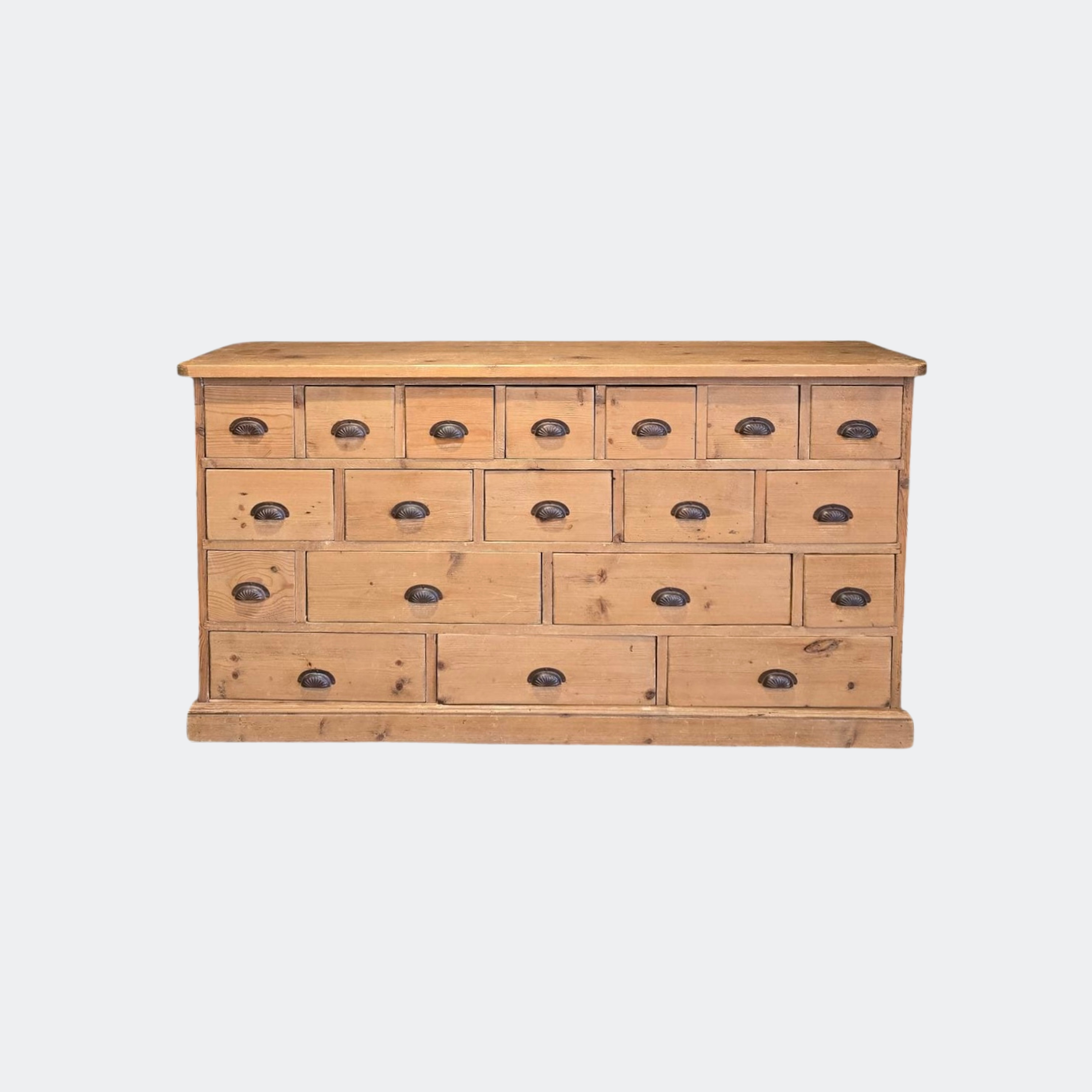 Antique Pine Multi-Drawer Chest