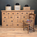 Antique Pine Multi-Drawer Chest