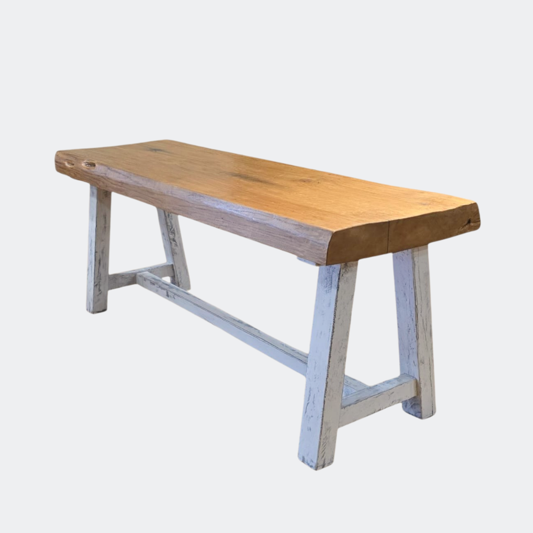 Butchers Block French Rustic Table in Solid Oak