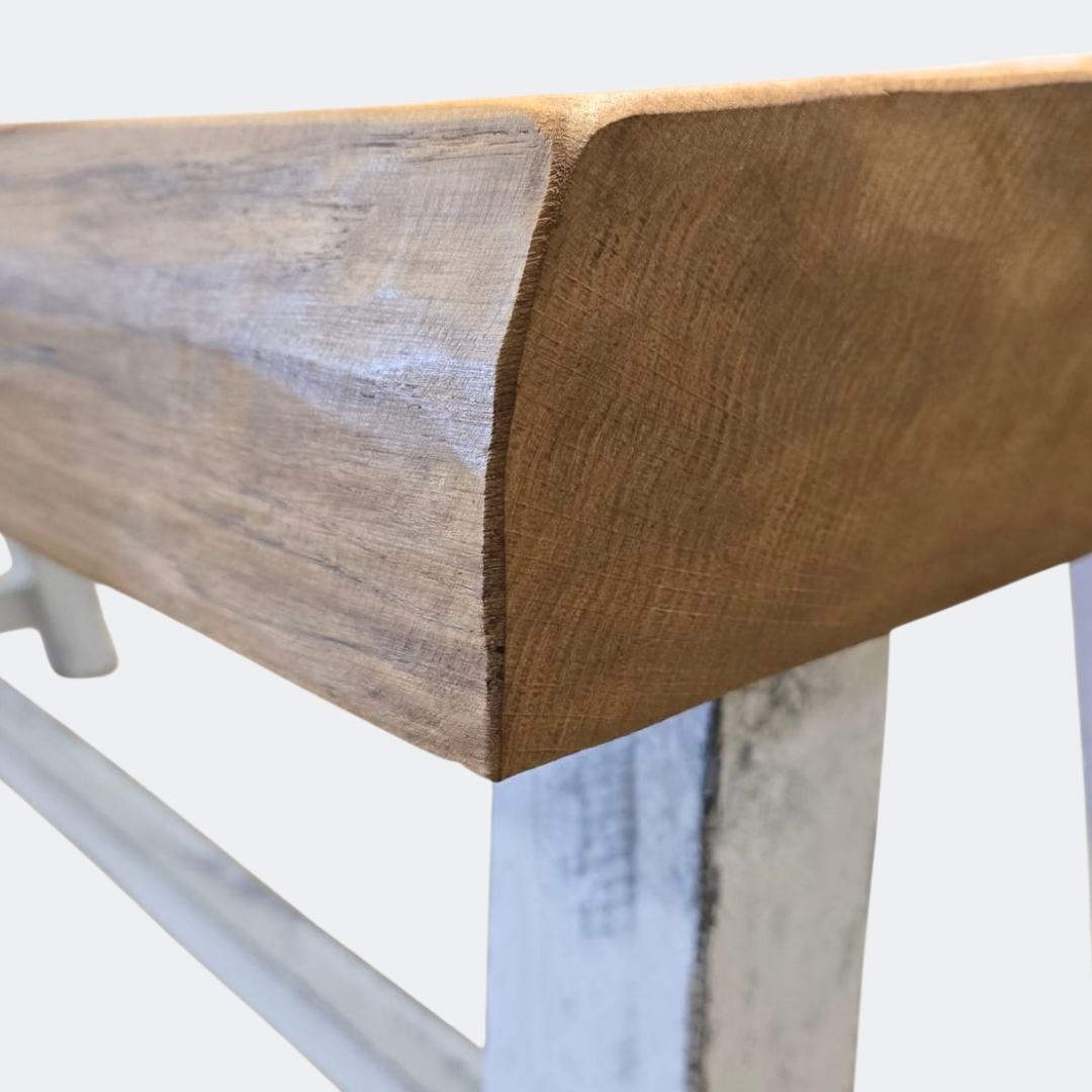 Butchers Block French Rustic Table in Solid Oak