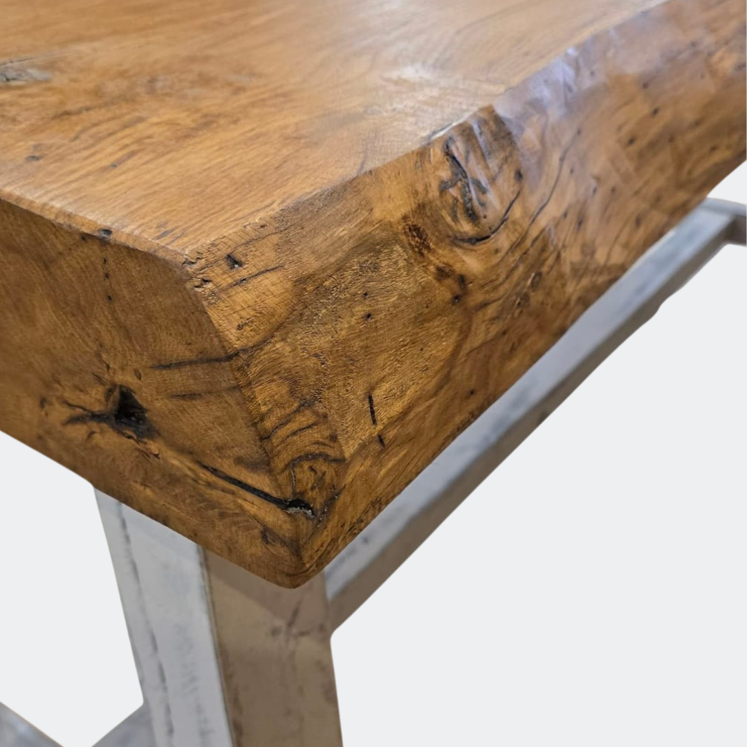 Butchers Block French Rustic Table in Solid Oak