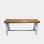 Butchers Block French Rustic Table in Solid Oak