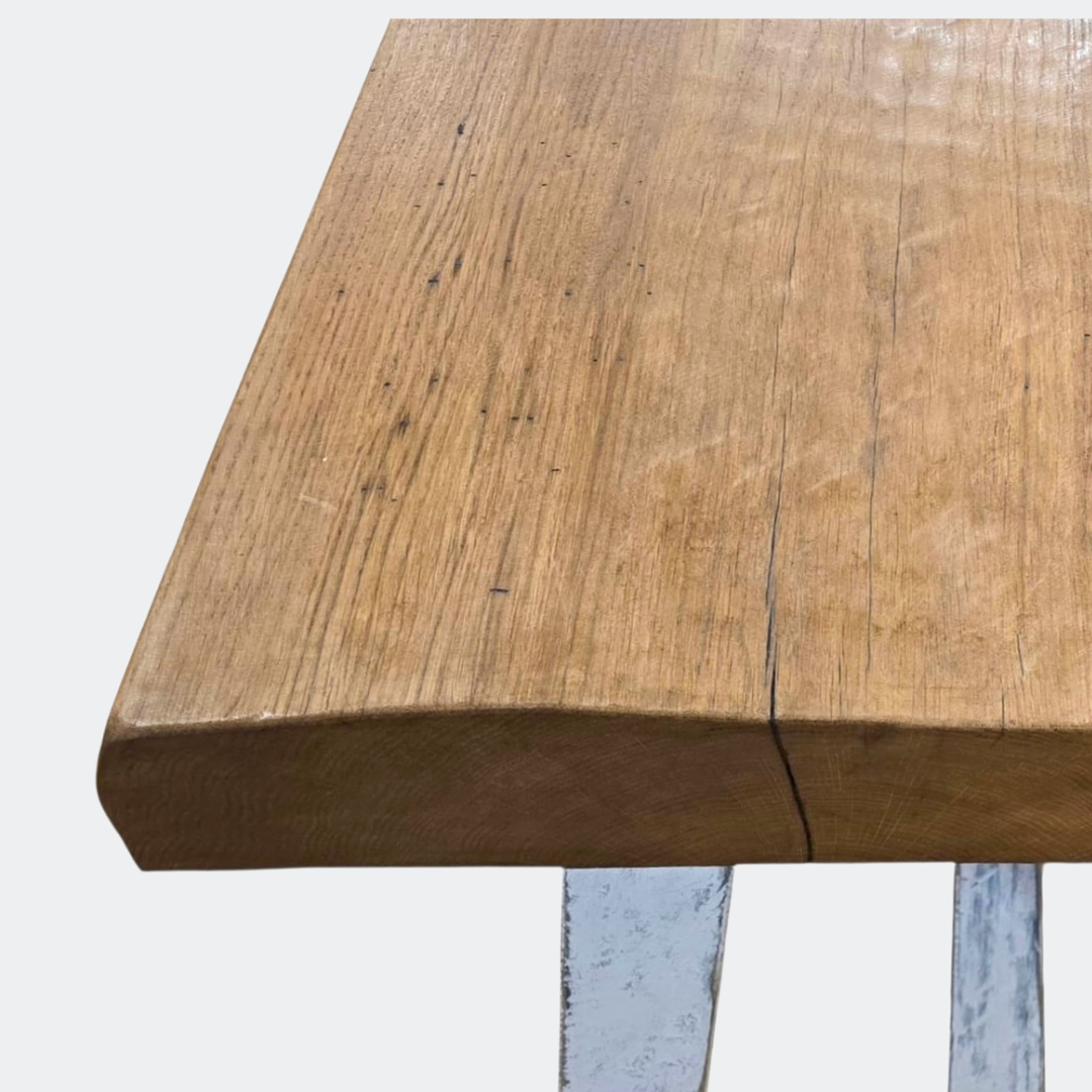 Butchers Block French Rustic Table in Solid Oak