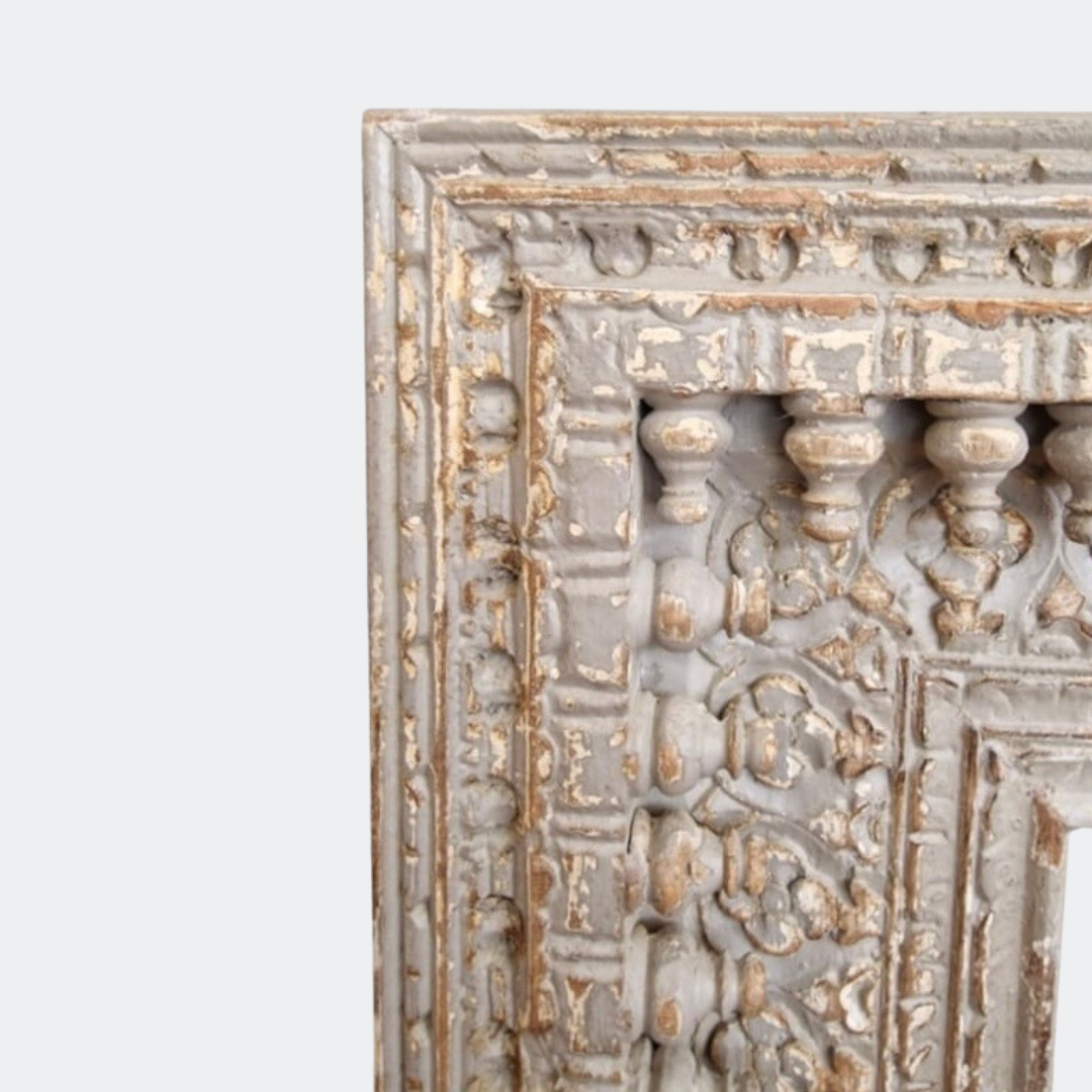 Indian Carved Decorative Mirror