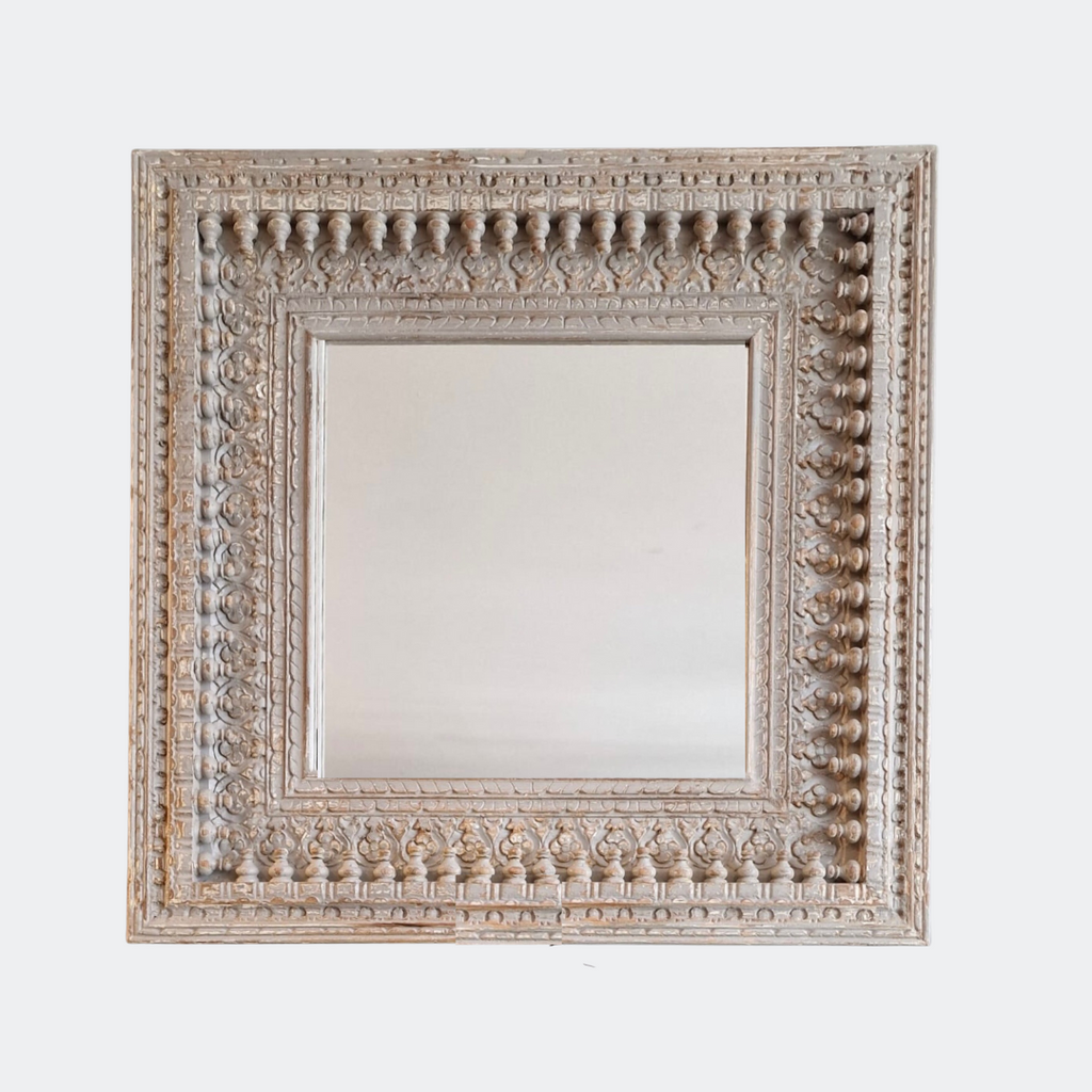 Indian Carved Decorative Mirror