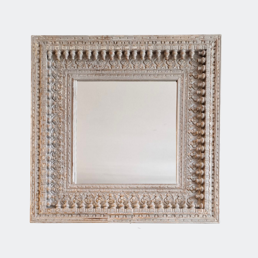 Indian Carved Decorative Mirror
