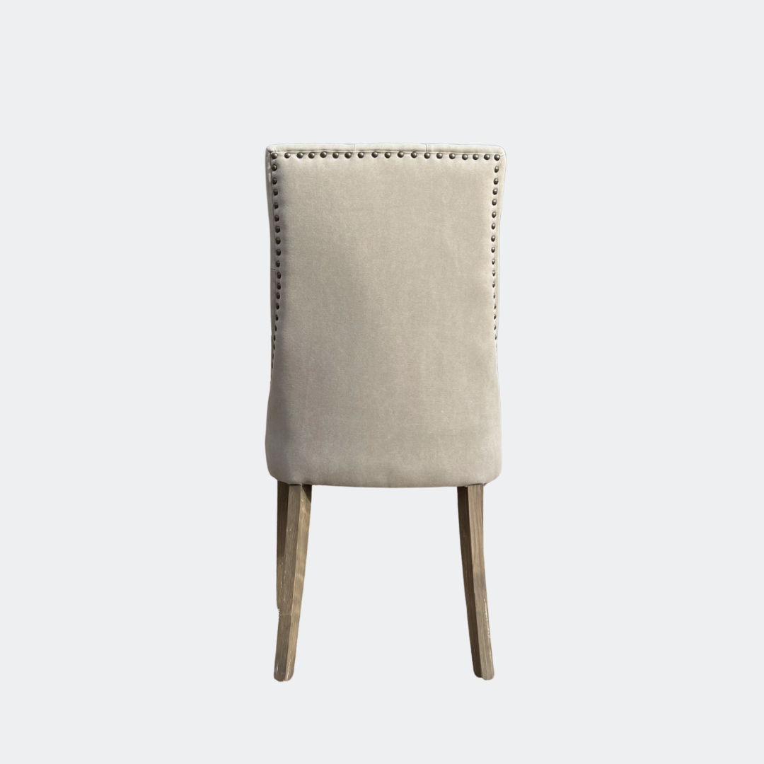 Petworth Dining Chair in Linen and Oak