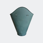 French Metal Tin Grape Hold Bucket - Harvesting Basket Style