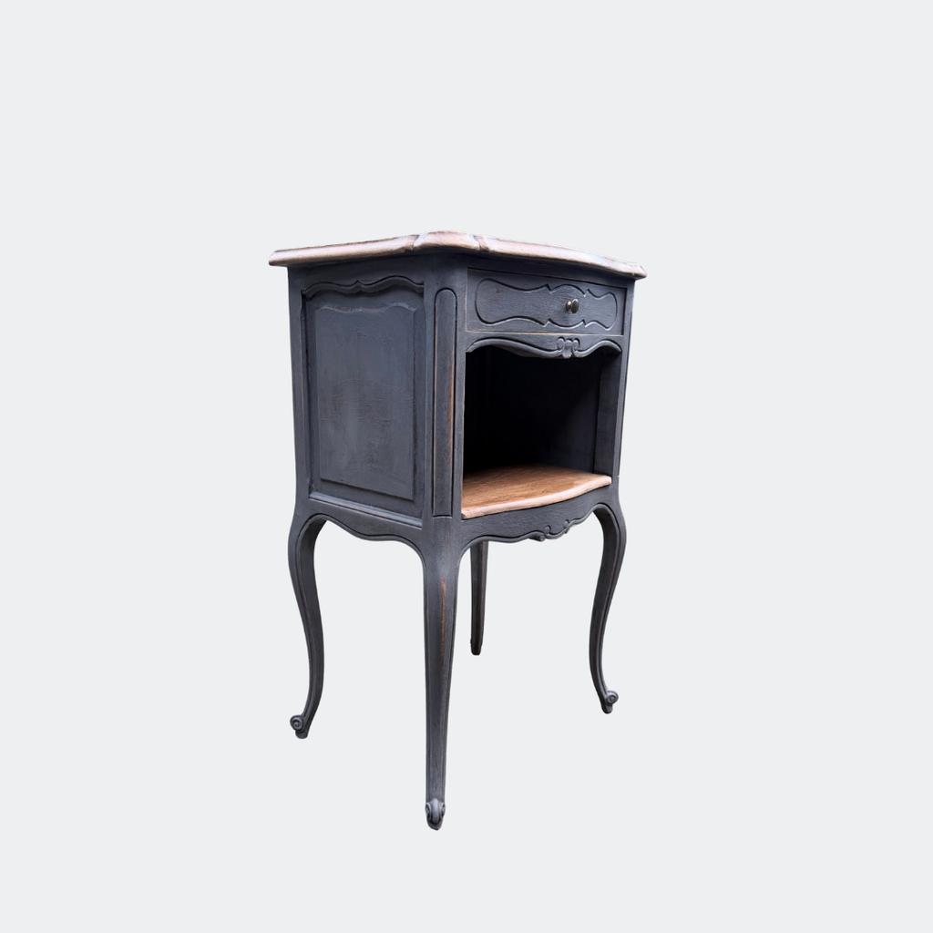 Pair of Vintage French Oak Bedside Tables