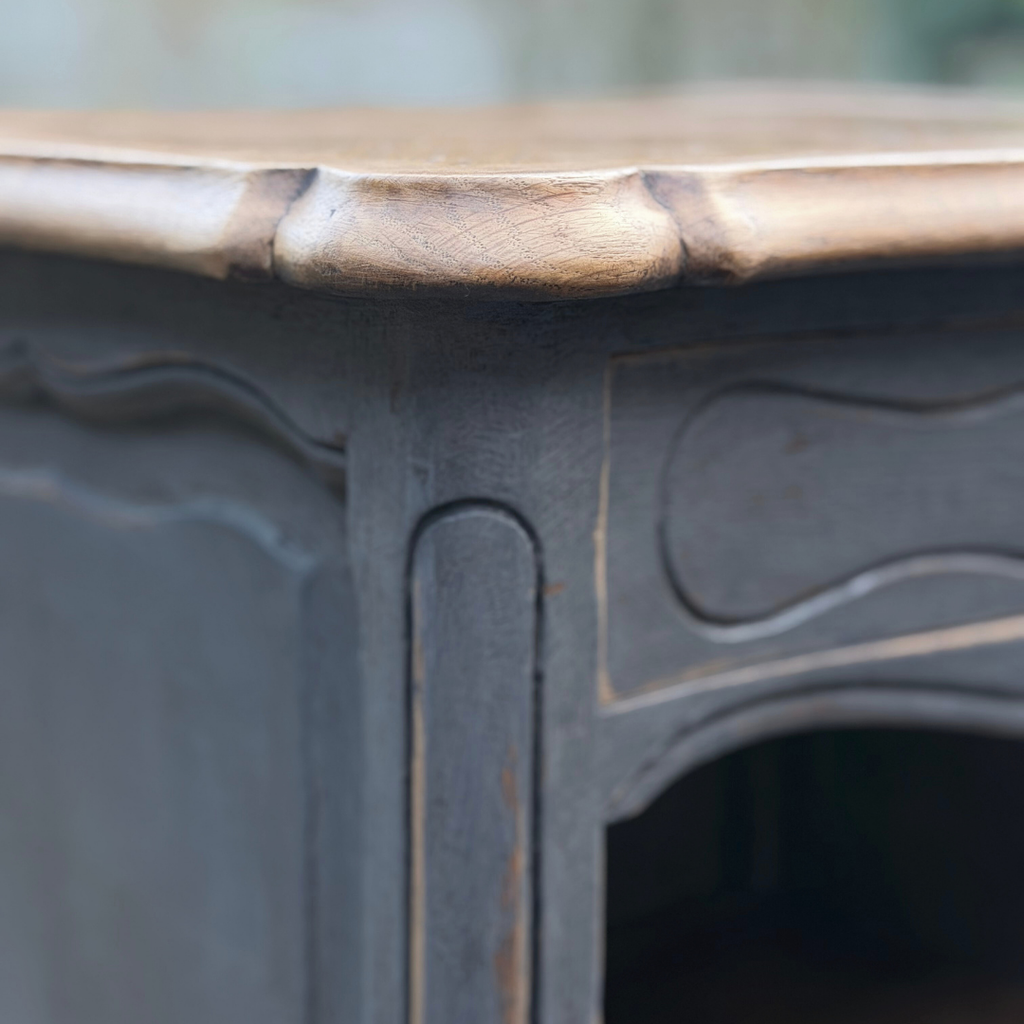 Pair of Vintage French Oak Bedside Tables