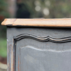 Pair of Vintage French Oak Bedside Tables