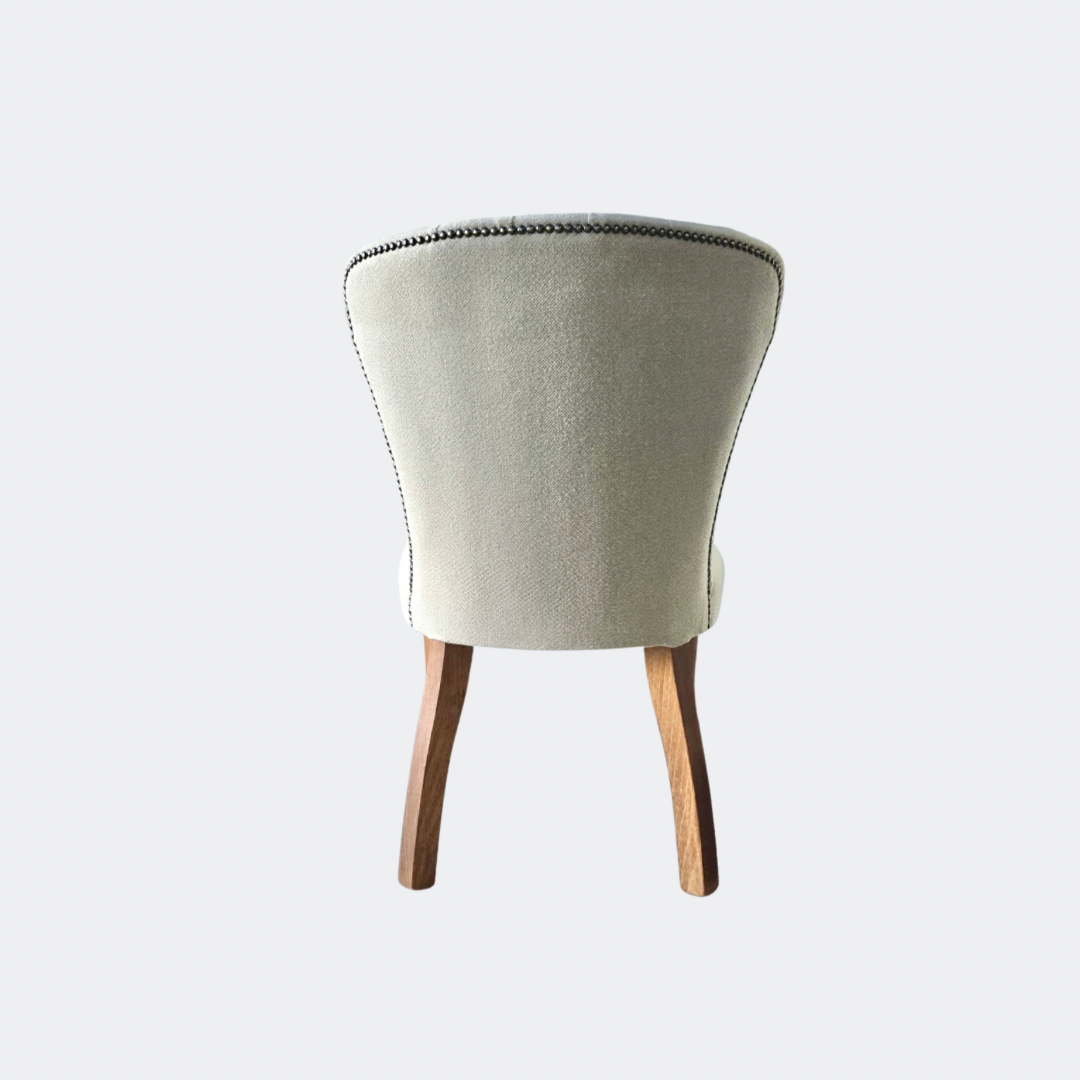 Herringbone Upholstered Dining Chair – UK Handmade