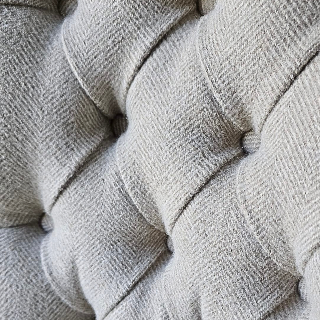 Herringbone Upholstered Dining Chair – UK Handmade