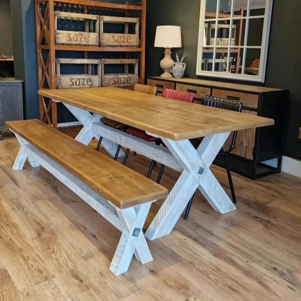 A-Frame Farmhouse Dining Bench
