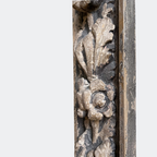 Large Ornate Floor Mirror with Decorative Frame