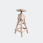 Handmade English Oak Statue Pedestal