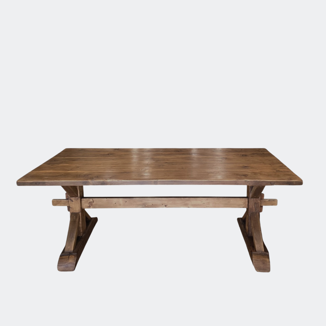 Reclaimed Pine Farmhouse Dining Table - Country Living