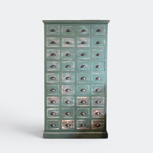 36 Drawer Pine Multi-Storage Cabinet - Handmade Apothecary Chest