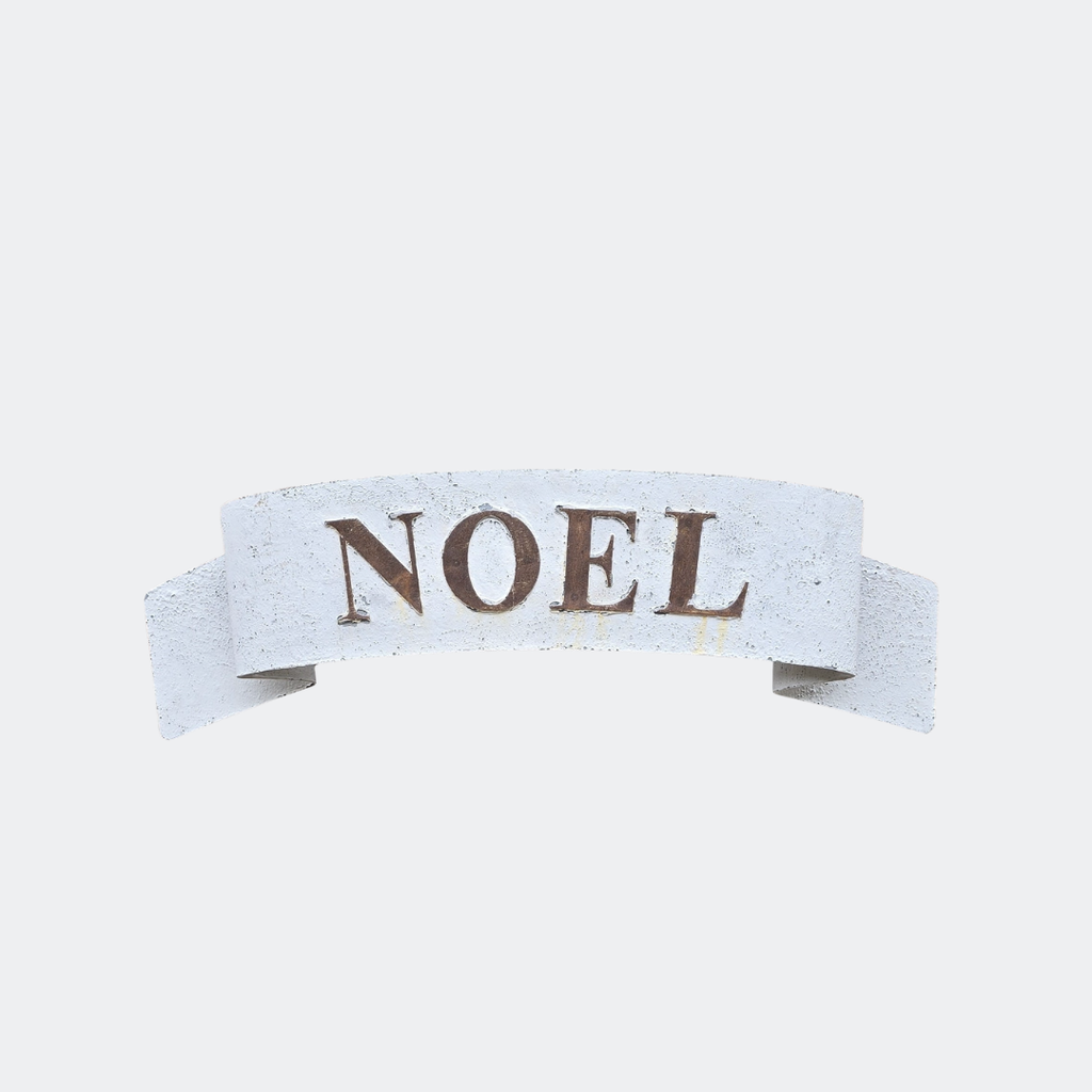 Rustic Metal Noel Sign
