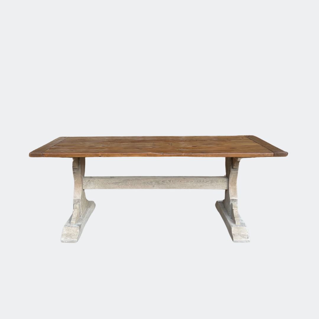 Handmade UK Pine Farmhouse Dining Table - Country Living