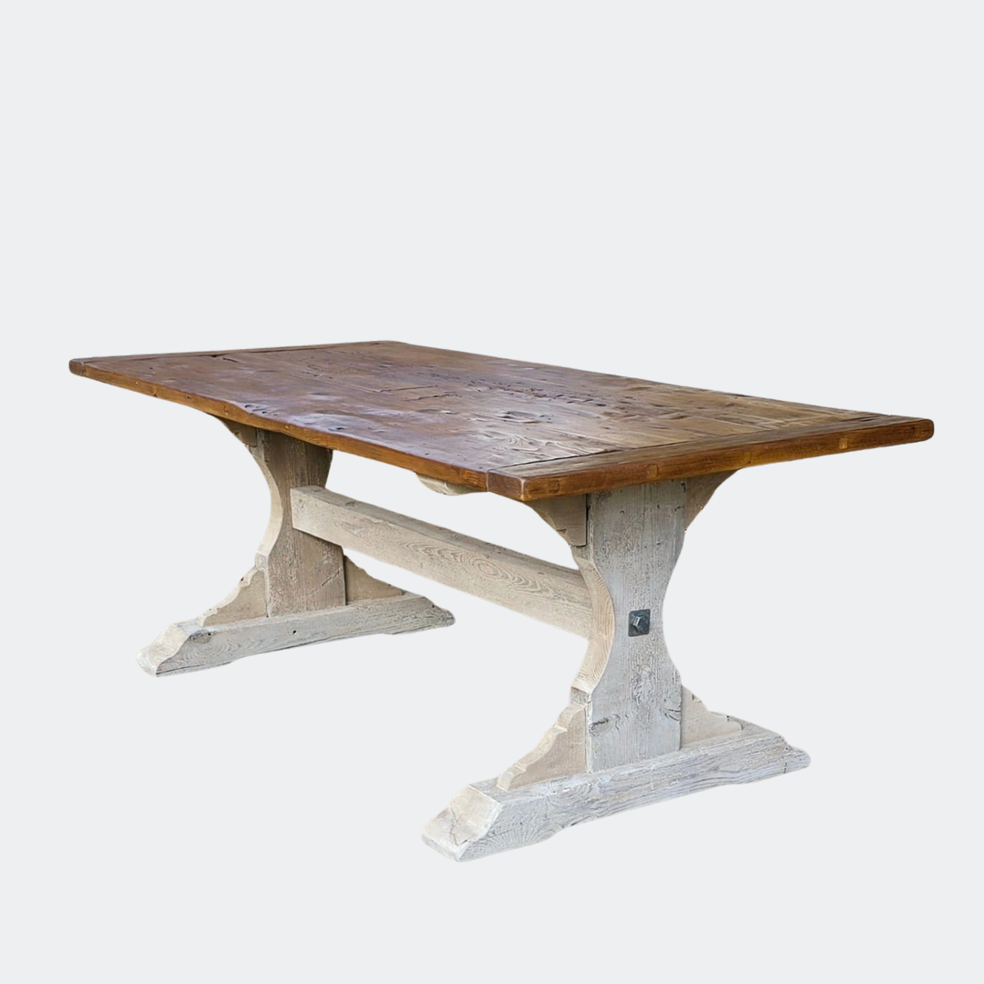 Handmade UK Pine Farmhouse Dining Table - Country Living