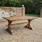 Reclaimed Pine Farmhouse Dining Table - Country Living