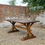Reclaimed Pine Farmhouse Dining Table - Country Living