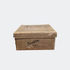 Scott's Black Bowler Hat with Square Box