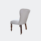 Victorian - Style Tufted Slipper Chair