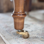 Victorian - Style Tufted Slipper Chair