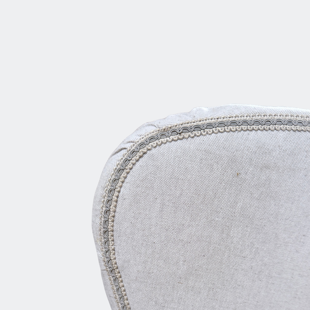 Victorian - Style Tufted Slipper Chair