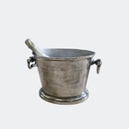 Vintage-Style Medium Metal Wine Cooler