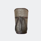 Vintage Metal Grape Picking Bucket