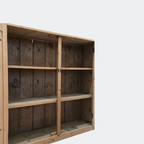 Antique Stripped Pine Shoe Cupboard
