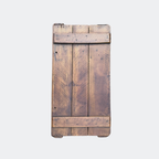 Antique Pine Trunk with Original Trollope & Sons Label