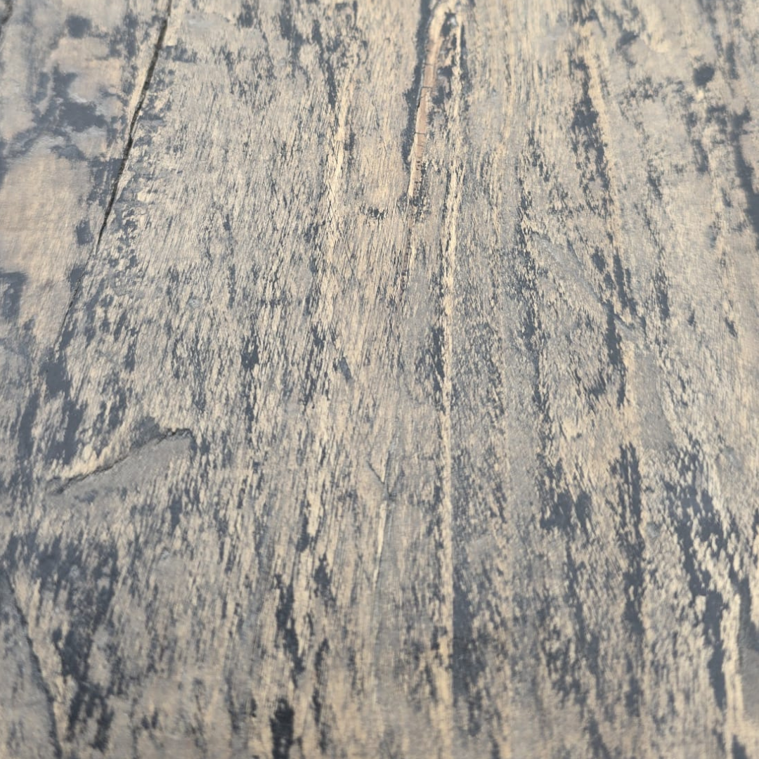 Antique-Style Asian Black Console Table