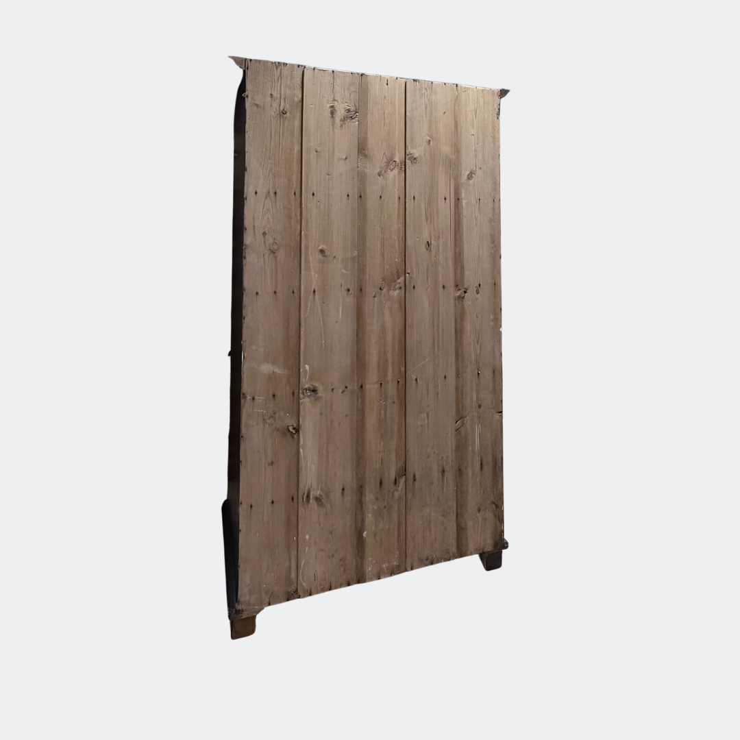 Black Painted Glazed Display Cupboard