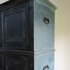 19th Century Stacked Trunk Estate Cabinet - Solid Pine