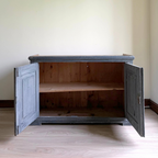 19th Century Stacked Trunk Estate Cabinet - Solid Pine