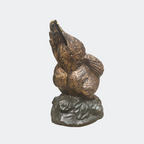 Cast Iron Chicken Sculpture