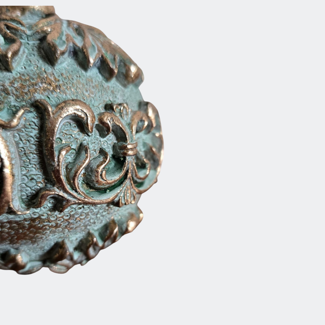 Christmas Vintage Blue Ornament Bauble