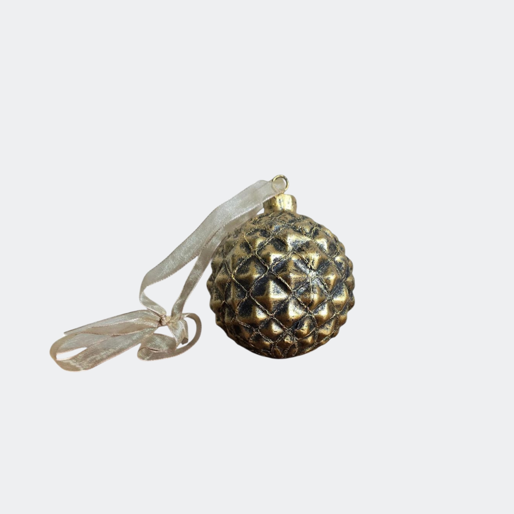 Christmas Vintage Ornament Pinecone Bauble