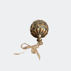 Christmas Vintage Gold Ornament Bauble